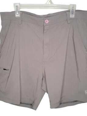 Tasc Performance Shorts Mens Size 38 L‎ Grey 6" Cargo Bamboo Stretch Sustainable